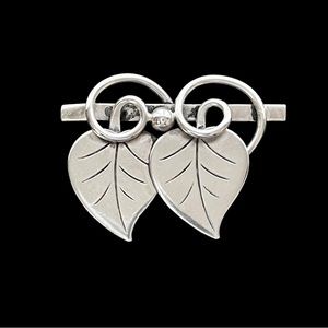 Georg Jensen vintage sterling silver brooch pin